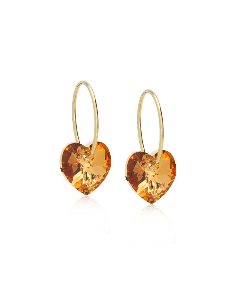 Ear Ring 14 mm, Heart