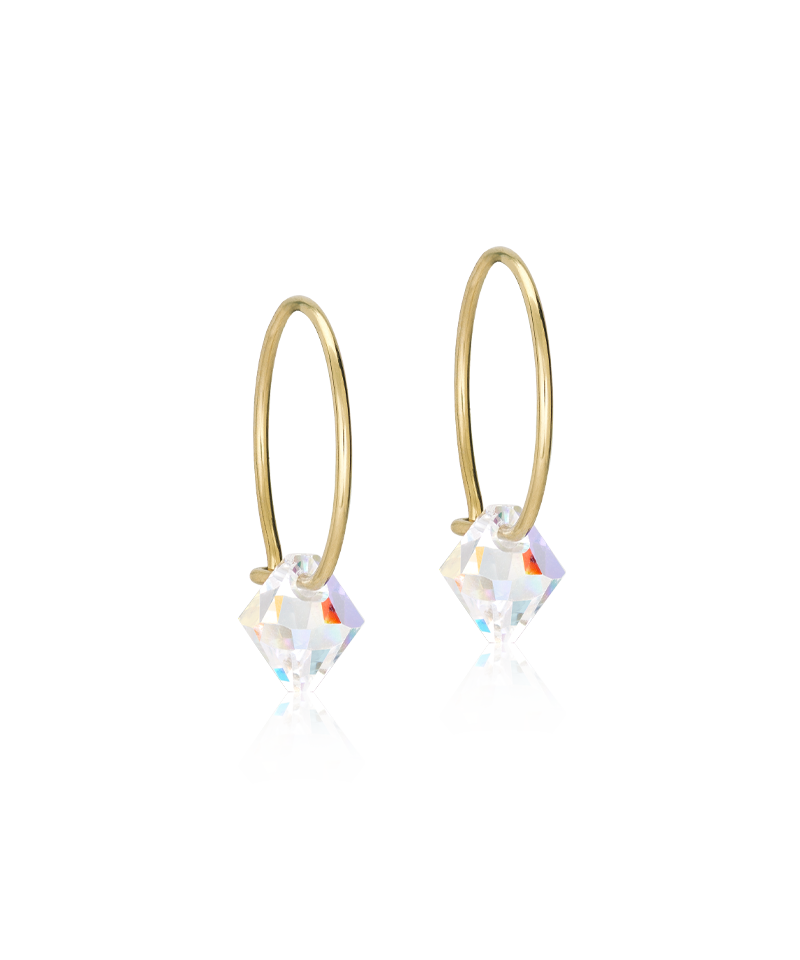 Ear Ring 14 mm, Bicone