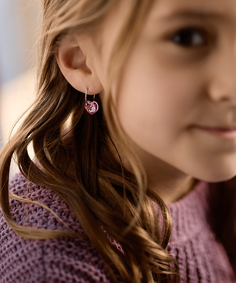 Ear Ring 14 mm, Heart