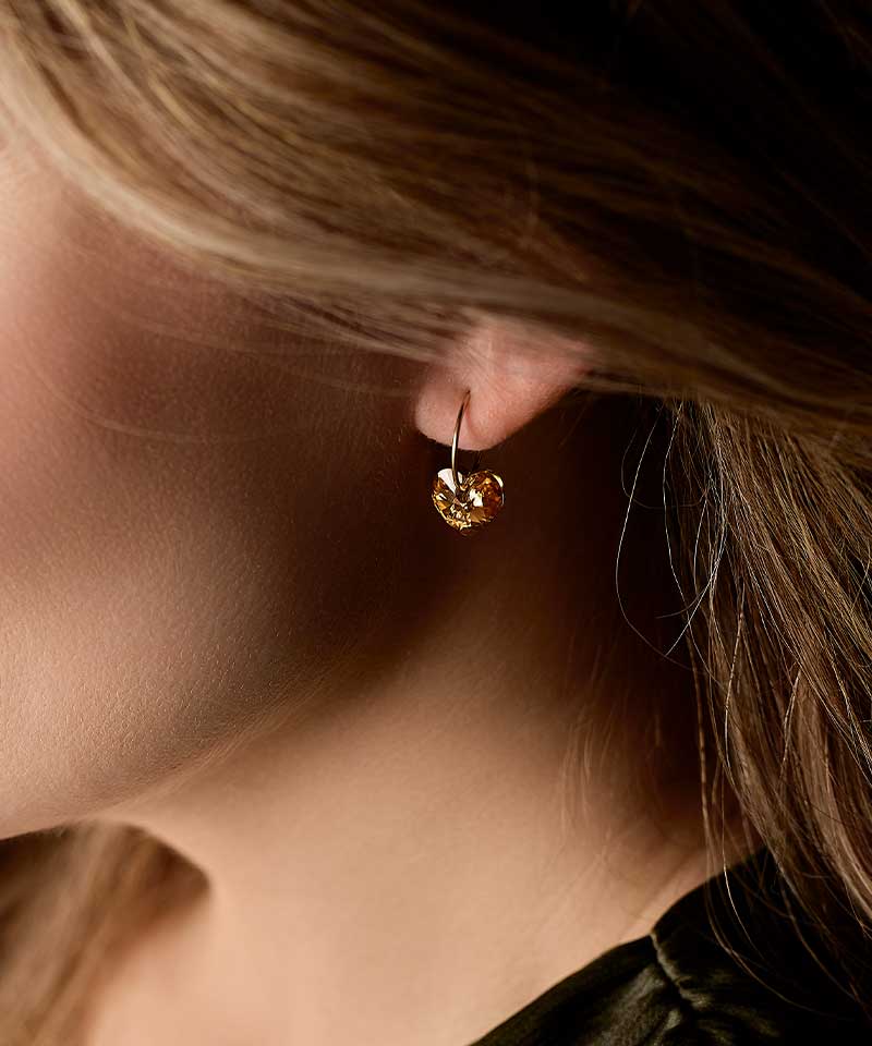 Ear Ring 14 mm, Heart