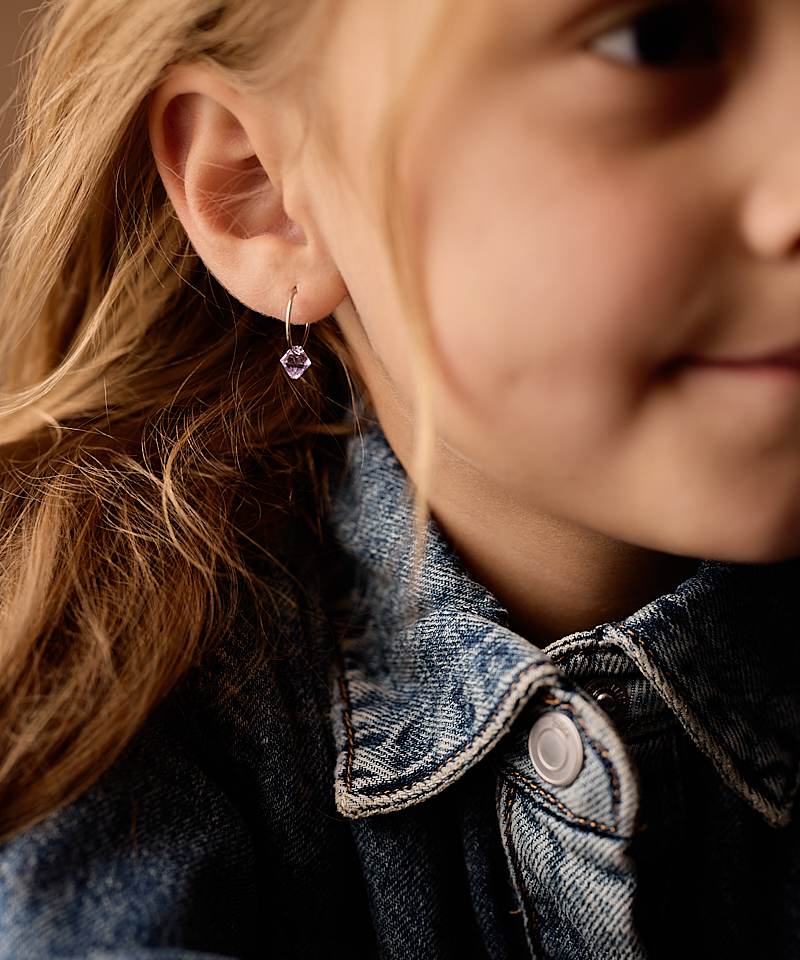 Ear Ring 14 mm, Bicone