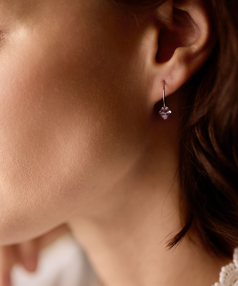 Ear Ring 14 mm, Bicone