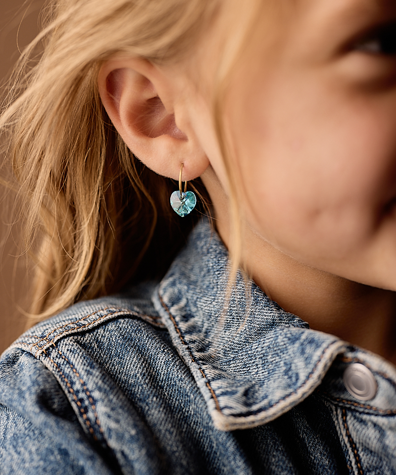 Ear Ring 14 mm, Heart