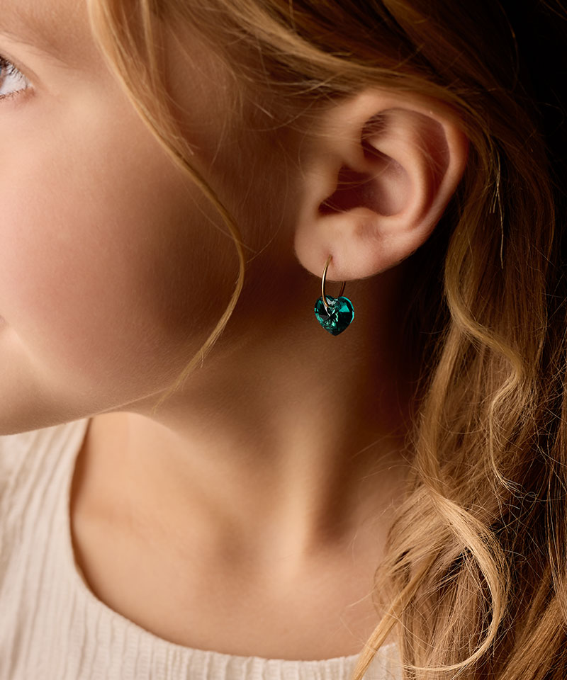 Ear Ring 14 mm, Heart