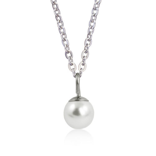 Details about   Shablool Jewelry Elegant Sterling Silver Pendant round White fresh water pearls
