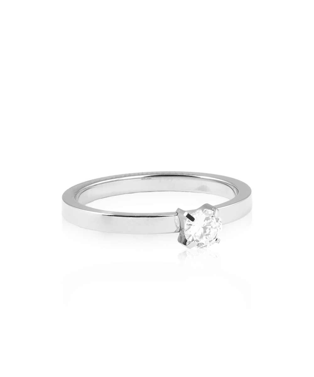 NT Tiffany 18 mm, CZ White - Blomdahl